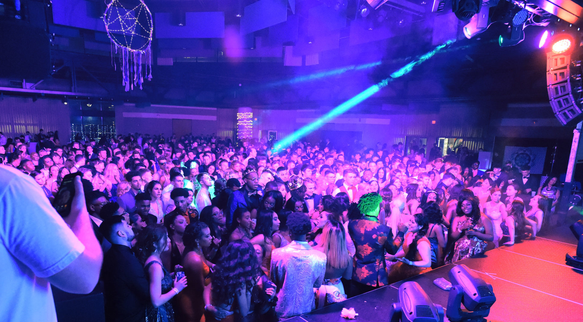 A packed house